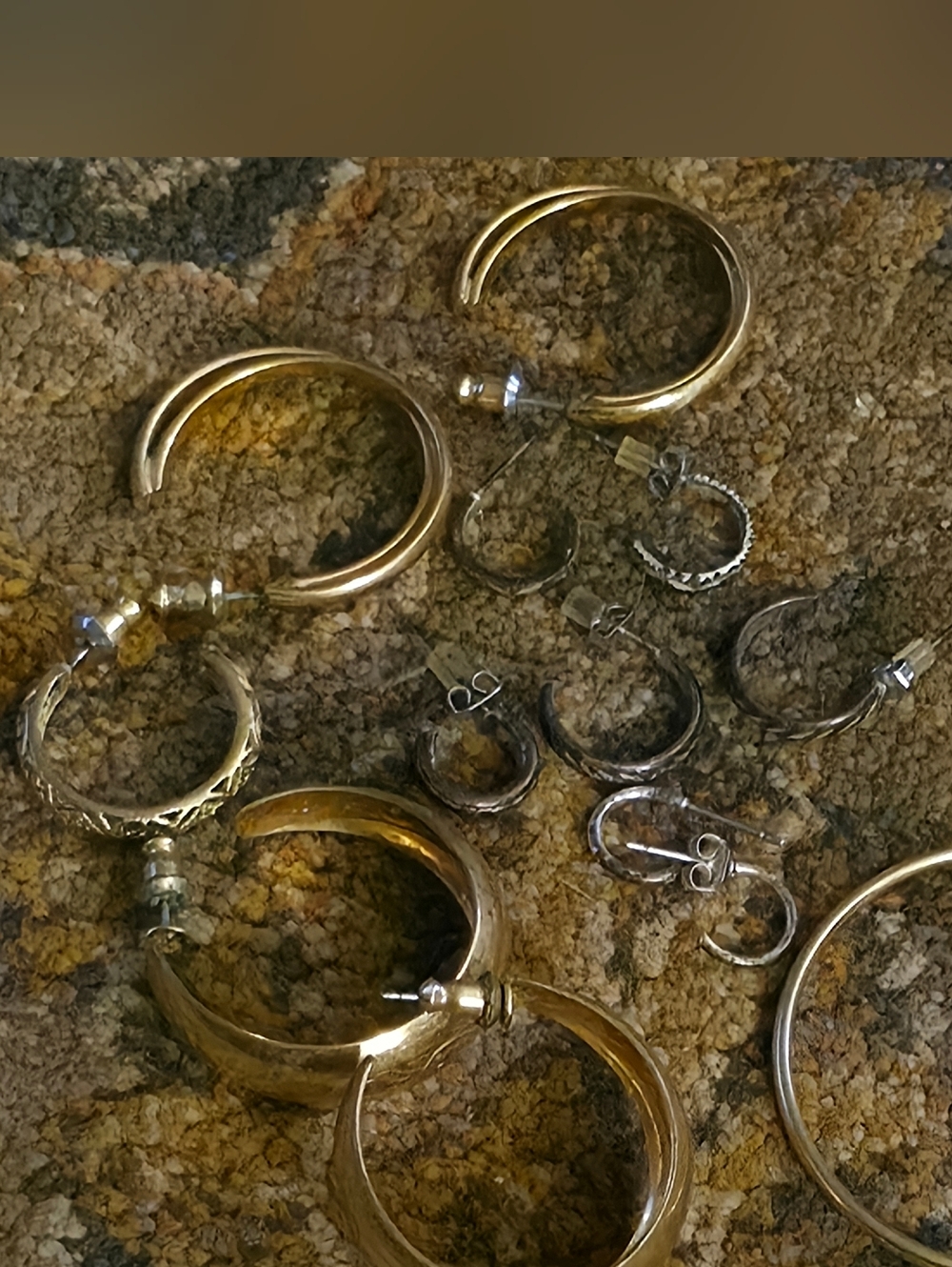 4/$70 Deal! Gold and Silver Mixed Hoop Earring Set - Women Fashion Jewelry